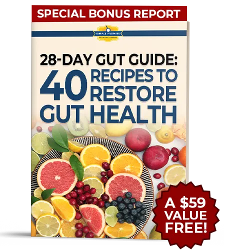 BellyFlush bonus 2 : 28-Day Gut Health Plan – 40 Healing Recipes to Restore Gut Balance